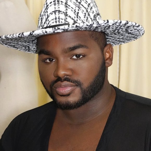 Tweed White Fedora Hat - Picture 4 of 4